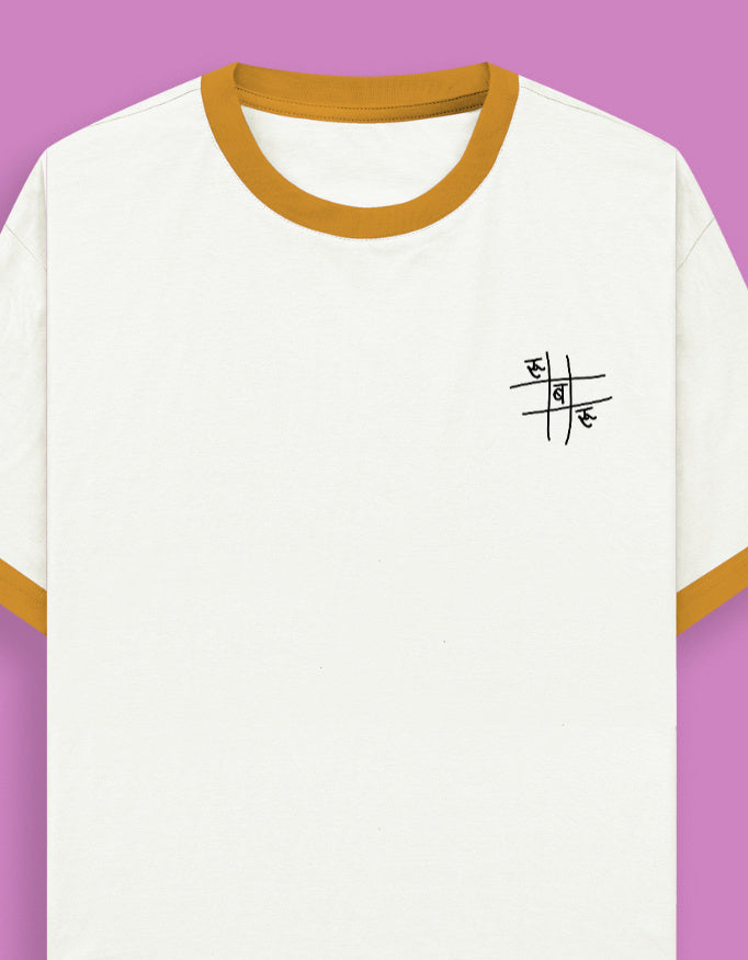 Mustand Yellow Off white